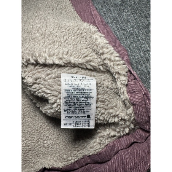 2013 Carhartt women's sherpa-lined vest, model WV001‎ Size 16/18 XL- Outdoor - Picture 4 of 8
